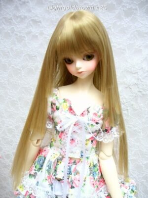 Wig / 9-10 inch / Princess-cut Long (Lightgoldbrown #25)