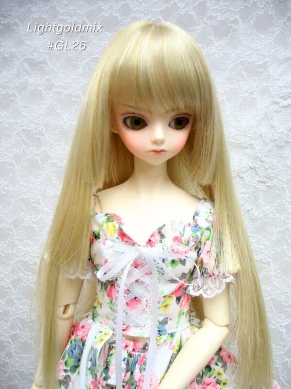 Wig / 9-10 inch / Princess-cut Long (Lightgoldmix #GL26)