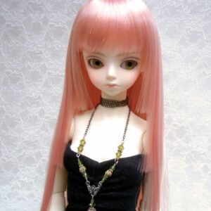 Wig / 9-10 inch / Princess-cut Long (Metallic pink #25/K1M)