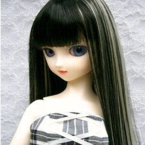 Wig / 9-10 inch / Long Straight *37cm (Black-ivory #2/KB88HL)
