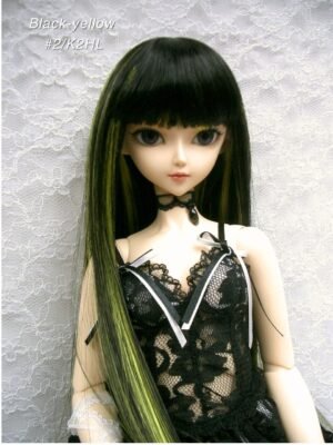 Wig / 9-10 inch / Long Straight *37cm (Black-yellow #2/K2HL)
