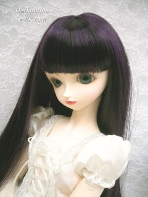 Wig / 9-10 inch / Long Straight *37cm (Darkpurple #2/K10M)