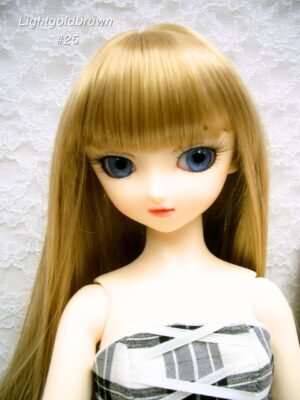 Wig / 9-10 inch / Long Straight *37cm (Lightgoldbrown #25)