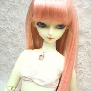 Wig / 9-10 inch / Long Straight *37cm (Metallic pink #25/K1M)