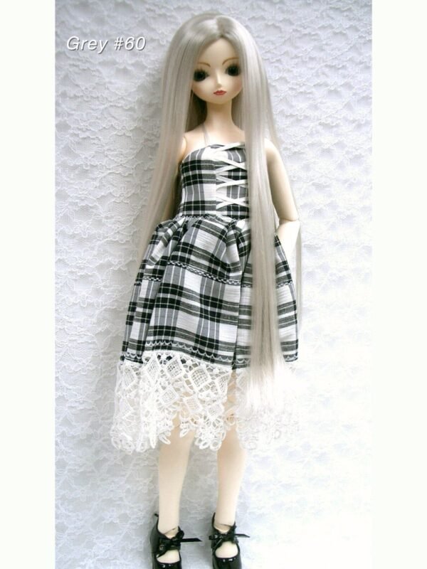 Wig / 9-10 inch / One-length Straight *38cm (Grey #60)