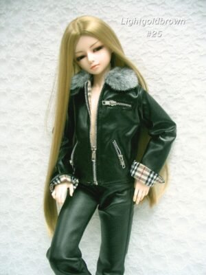 Wig / 9-10 inch / One-length Straight *38cm (Lightgoldbrown #25)