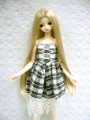 Wig / 9-10 inch / One-length Straight *38cm (Lightgoldmix #GL26)