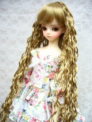 Wig / 9-10 inch / Long Wave (Lightgoldbrown #25)