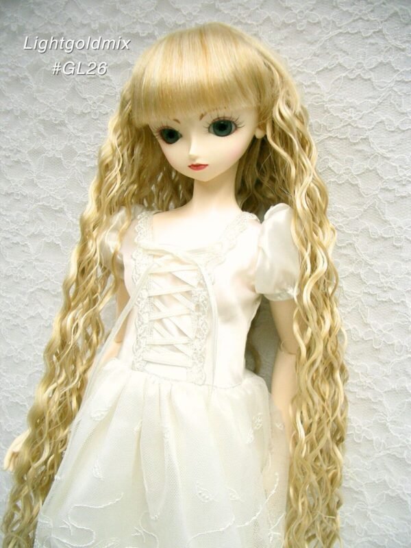 Wig / 9-10 inch / Long Wave (Lightgoldmix #GL26)
