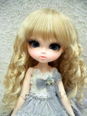 Wig / 11-12 inch / Curly Hair (Lightgoldmix #GL26)