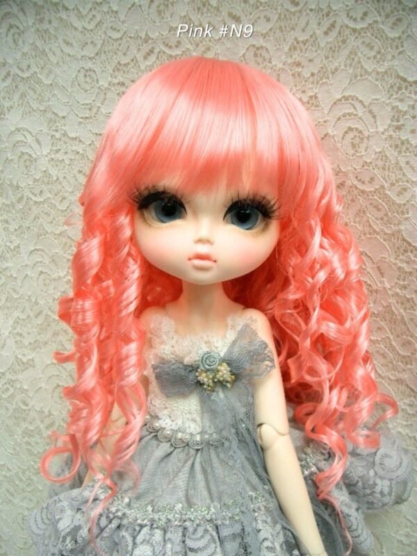 Wig / 11-12 inch / Curly Hair (Pink #N9)