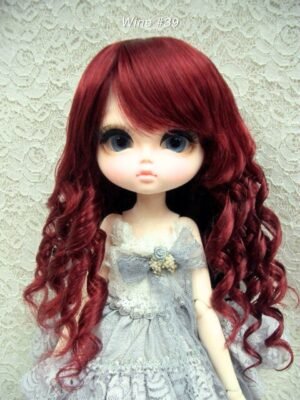 Wig / 11-12 inch / Curly Hair (Wine #39)