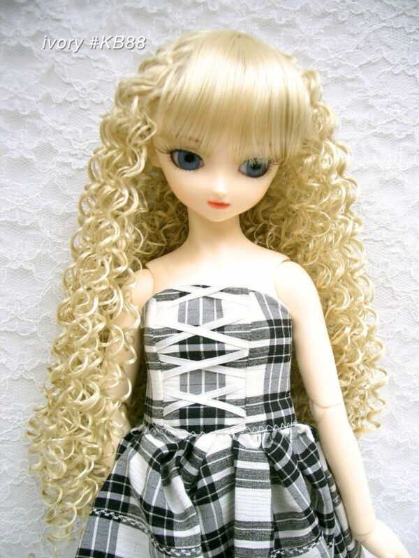 Wig / 9-10 inch / Long Spiral Perm (Ivory #KB88)