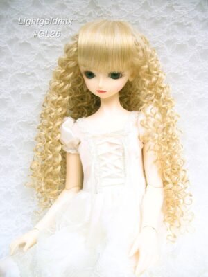 Wig / 9-10 inch / Long Spiral Perm (Lightgoldmix #GL26)