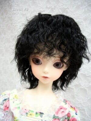 Wig / 9-10 inch / Short Wave (Black #2)