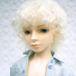 Wig / 9-10 inch / Short Wave (White #K19)