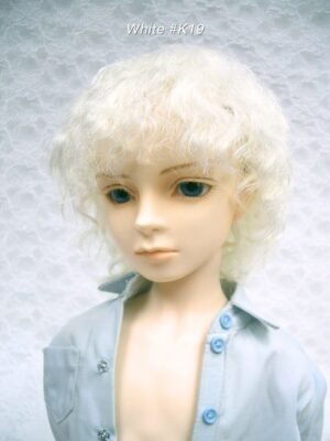 Wig / 9-10 inch / Short Wave (White #K19)