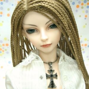 Wig / 9-10 inch / Braided Hair (Lightgoldbrown #25)