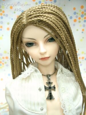 Wig / 9-10 inch / Braided Hair (Lightgoldbrown #25)