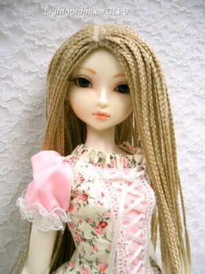 Wig / 9-10 inch / Braided Hair (Lightgoldmix #GL26)