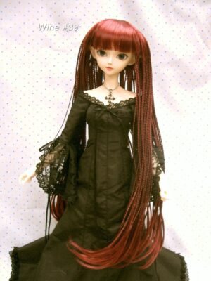 Wig / 9-10 inch / Braided Hair with Bangs (Wine #39)