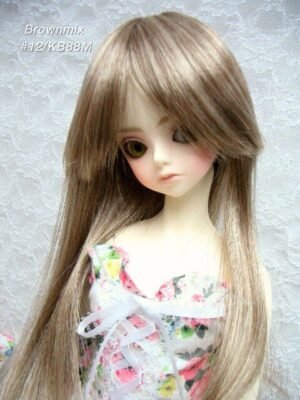 Wig / 9-10 inch / Long Gradation Layer (Brownmix #12/KB88M)