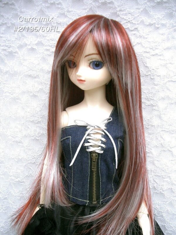 Wig / 9-10 inch / Long Gradation Layer (Carrotmix #2/135/60HL)