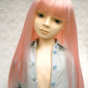 Wig / 9-10 inch / Long straight with Princess-cut (Pink #K19/N9M)