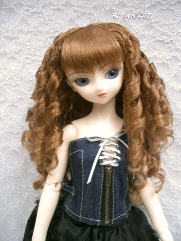 Wig / 9-10 inch / Curly Hair (Brown #27)