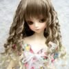 Wig / 9-10 inch / Curly Hair (Brown-ivory #12/KB88T)