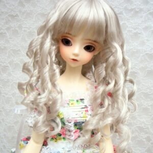 Wig / 9-10 inch / Curly Hair (Grey #60)