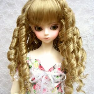 Wig / 9-10 inch / Curly Hair (Lightgoldbrown #25)