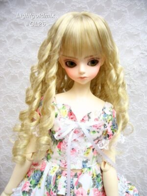 Wig / 9-10 inch / Curly Hair (Lightgoldmix #GL26)