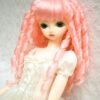 Wig / 9-10 inch / Curly Hair (Pink #K1)