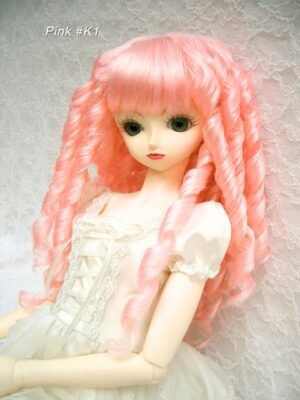 Wig / 9-10 inch / Curly Hair (Pink #K1)