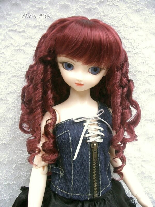 Wig / 9-10 inch / Curly Hair (Wine #39)