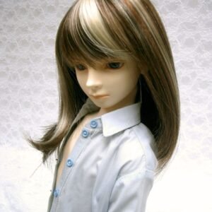 Wig / 9-10 inch / Medium Straight Layer (Brown-ivory #2/28/KB88HL)