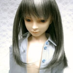 Wig / 9-10 inch / Medium Straight Layer (Darkgrey #44/60HL)