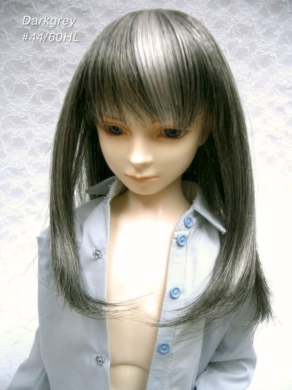 Wig / 9-10 inch / Medium Straight Layer (Darkgrey #44/60HL)