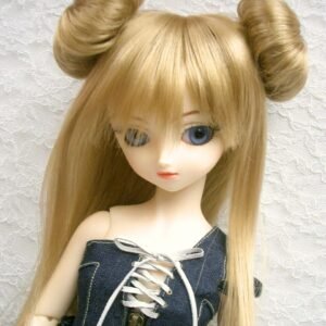 Wig / 9-10 inch / Chun-Li Buns (Lightgoldbrown #25)