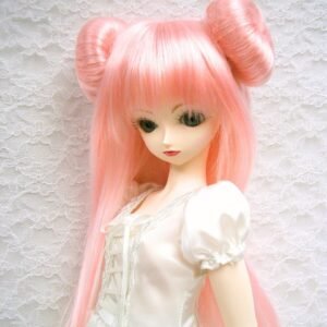 Wig / 9-10 inch / Chun-Li Buns (Pink #K1)
