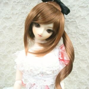 Wig / 8-9 inch / Ribbon Top Knot (Brown #27)