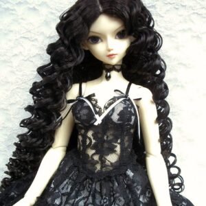 Wig / 9-10 inch / Long Volume Curly Hair (Black #2)