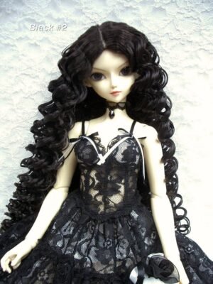 Wig / 9-10 inch / Long Volume Curly Hair (Black #2)