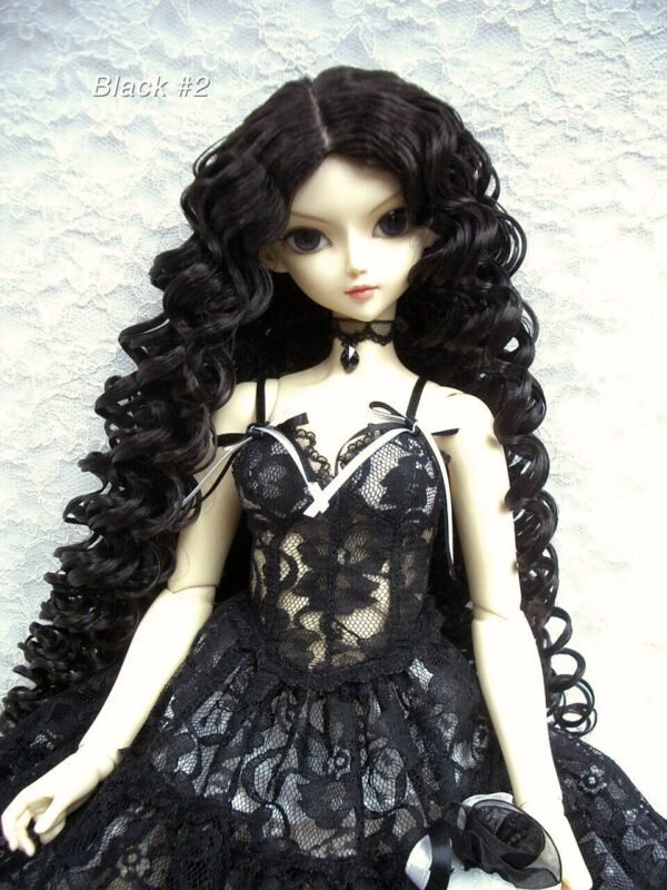 Wig / 9-10 inch / Long Volume Curly Hair (Black #2)