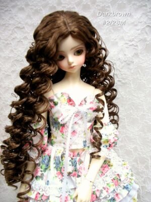 Wig / 9-10 inch / Volume Curly Hair (Darkbrown #2/28M)