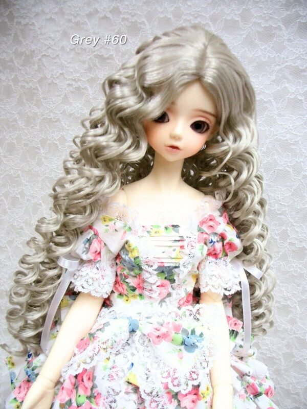 Wig / 9-10 inch / Volume Curly Hair (Grey #60)