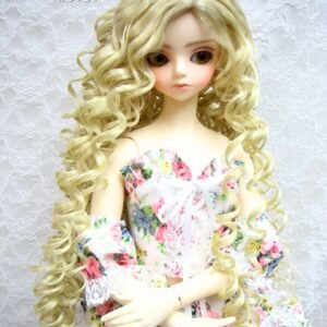 Wig / 9-10 inch / Volume Curly Hair (Lightgold #613T)