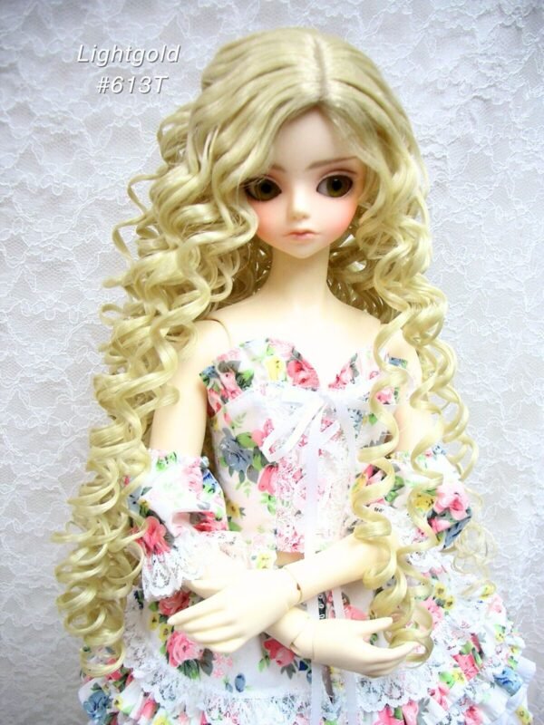 Wig / 9-10 inch / Volume Curly Hair (Lightgold #613T)