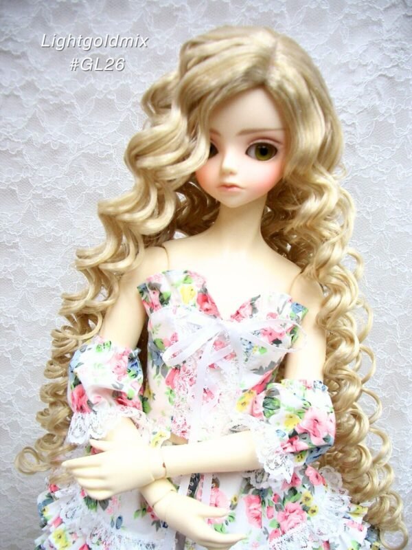 Wig / 9-10 inch / Volume Curly Hair (Lightgoldmix #GL26)